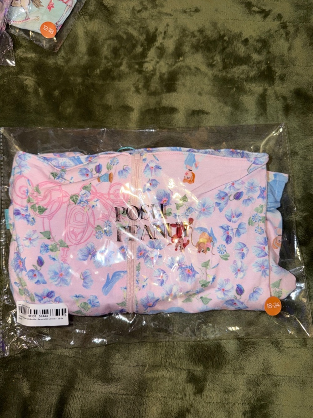 Posh Peanut Disney Princess Cinderella Reversible Jacket NWT - Picture 2 of 9